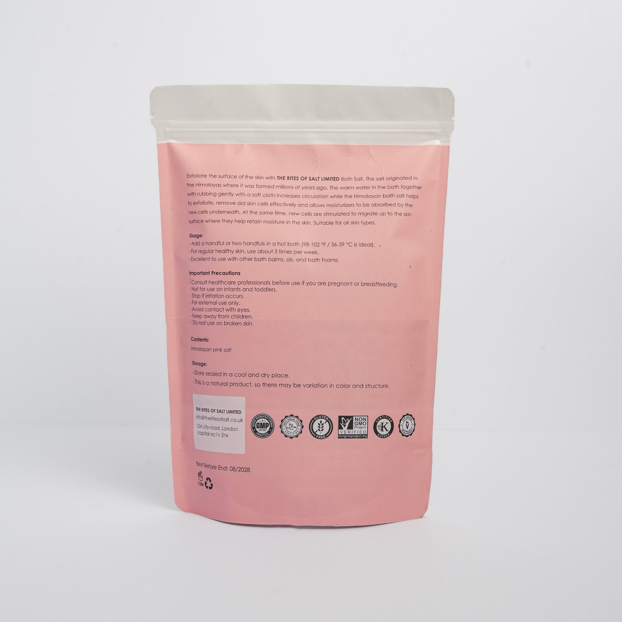 Pink Bath Salts 1kg (2.2lb)