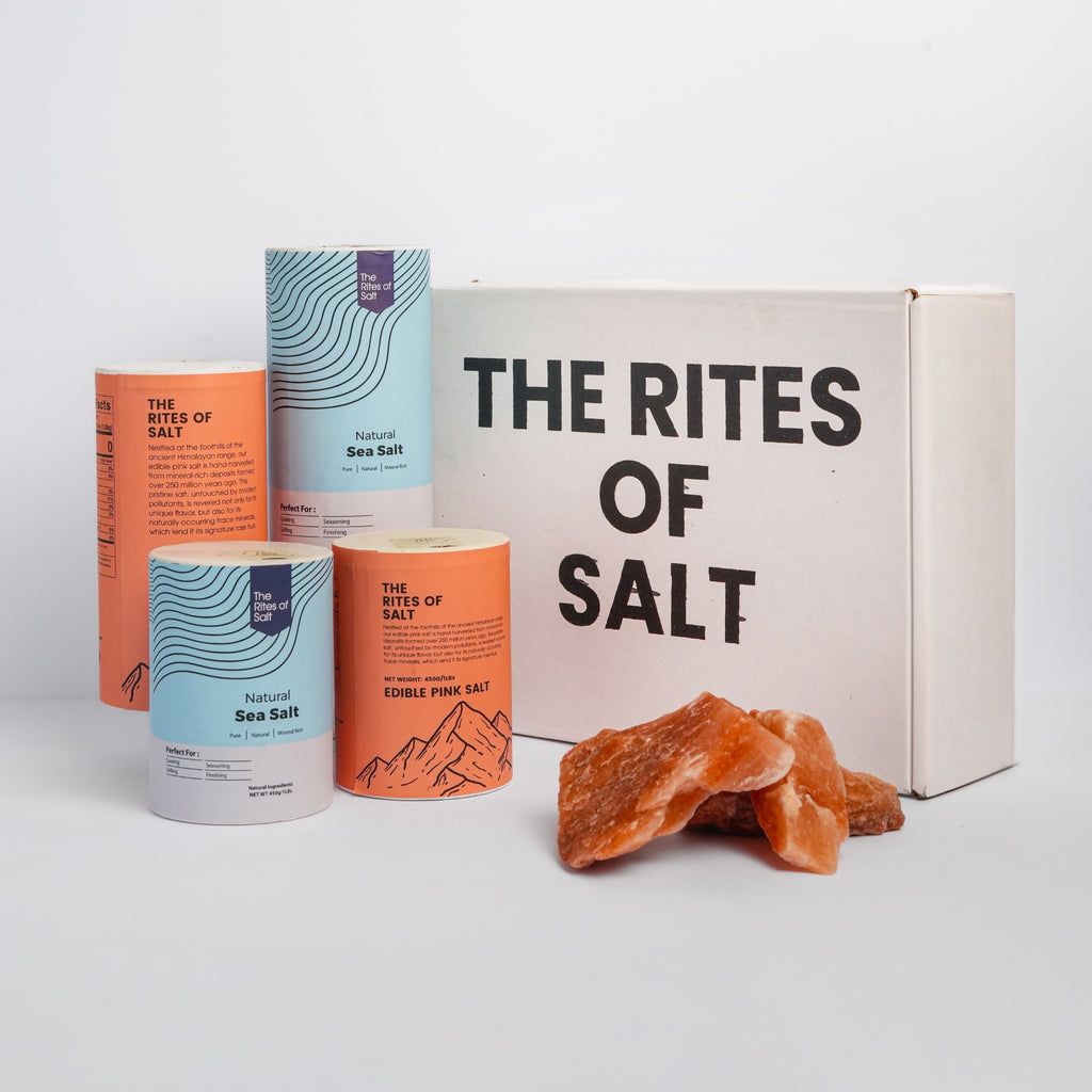 Kitchen Salt Collection — Three Fine Grain Salt Canisters
