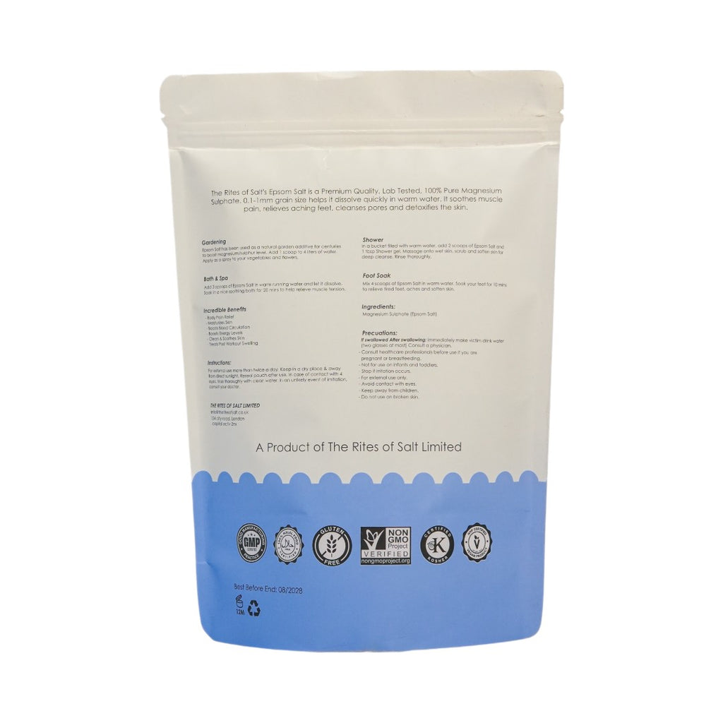 Epsom Bath Salts 1kg (2.2lb)