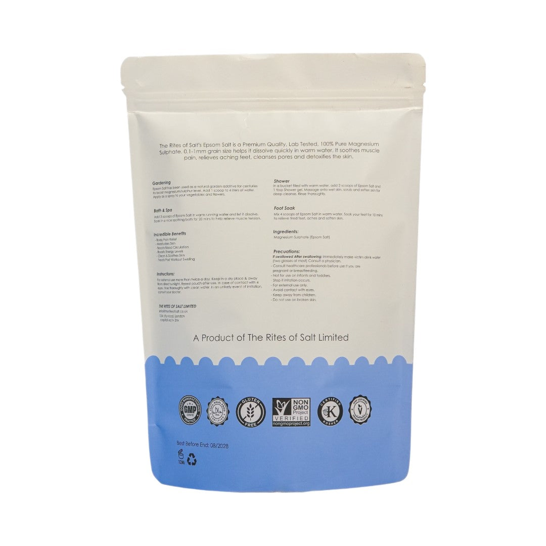 Epsom Bath Salts 1kg (2.2lb)